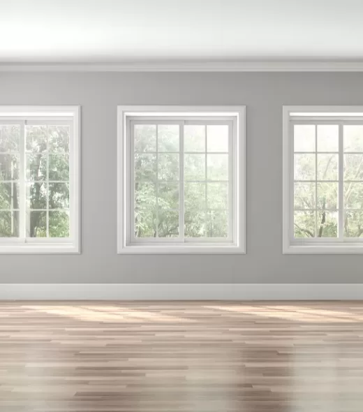 Classical,Empty,Room,Interior,3d,Render,the,Rooms,Have,Wooden,Floors